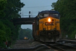 CSX Freight at night
